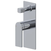 RUKI WALL MIXER WITH DIVERTER CHROME AND COLOURED FIL Kitchen Bathroom