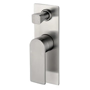 RUKI WALL MIXER WITH DIVERTER CHROME AND COLOURED FIL Kitchen Bathroom