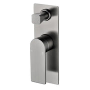RUKI WALL MIXER WITH DIVERTER CHROME AND COLOURED FIL Kitchen Bathroom