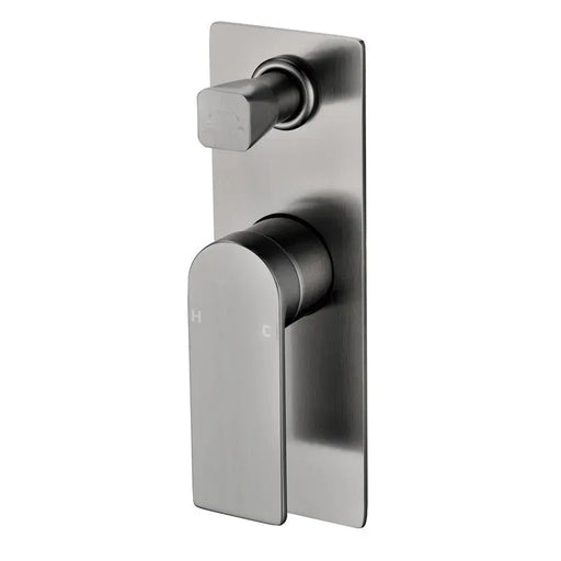 RUKI WALL MIXER WITH DIVERTER CHROME AND COLOURED FIL Kitchen Bathroom
