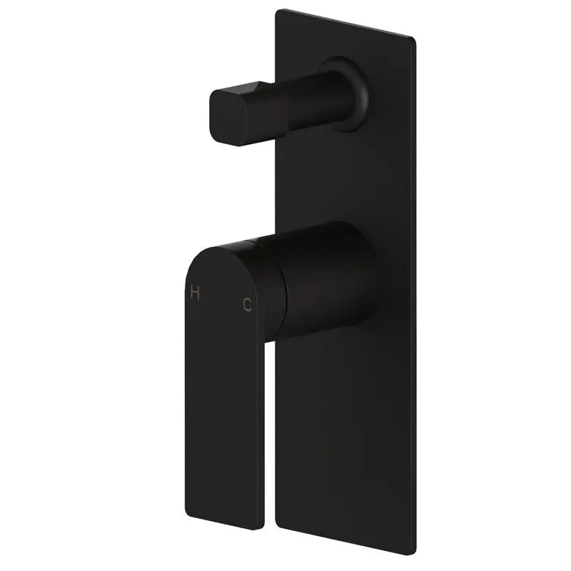 RUKI WALL MIXER WITH DIVERTER CHROME AND COLOURED FIL Kitchen Bathroom
