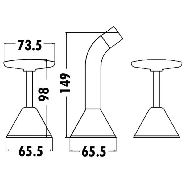 BATH TAP SET CHROME