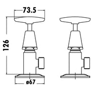 WASHING MACHINE STOPS CHROME FIL Kitchen Bathroom