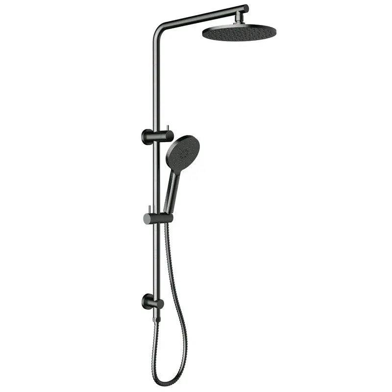 CORA ROUND MULTI FUNCTION SHOWER SET CHROME & COLOURED FIL Kitchen Bathroom