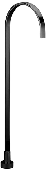 YALE RECTANGLE FLOOR-MOUNTED BATH SPOUT CHROME / MATTE BLACK FIL Kitchen Bathroom