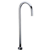 YALE ROUND FLOOR-MOUNTED BATH SPOUT CHROME AND COLOURED FIL Kitchen Bathroom