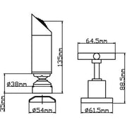 SHOWER TAP SET CHROME FIL Kitchen Bathroom