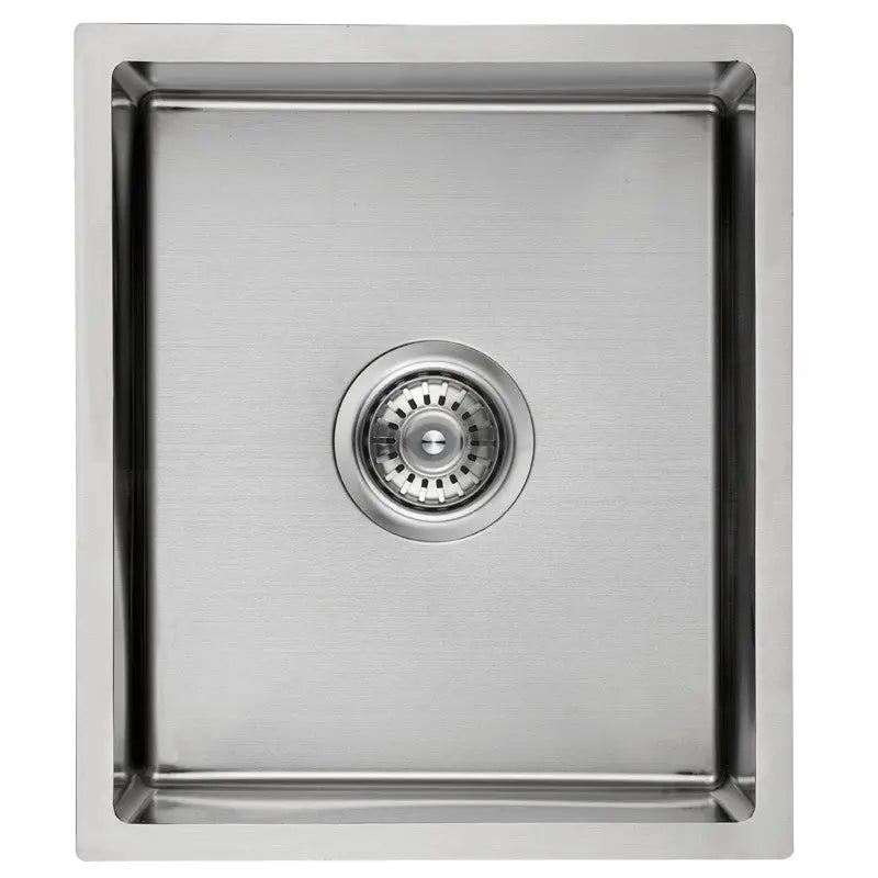 NEW CORA ABOVE/UNDERMOUNT SINGLE KITCHEN SINK STAINLESS STEEL FIL Kitchen Bathroom