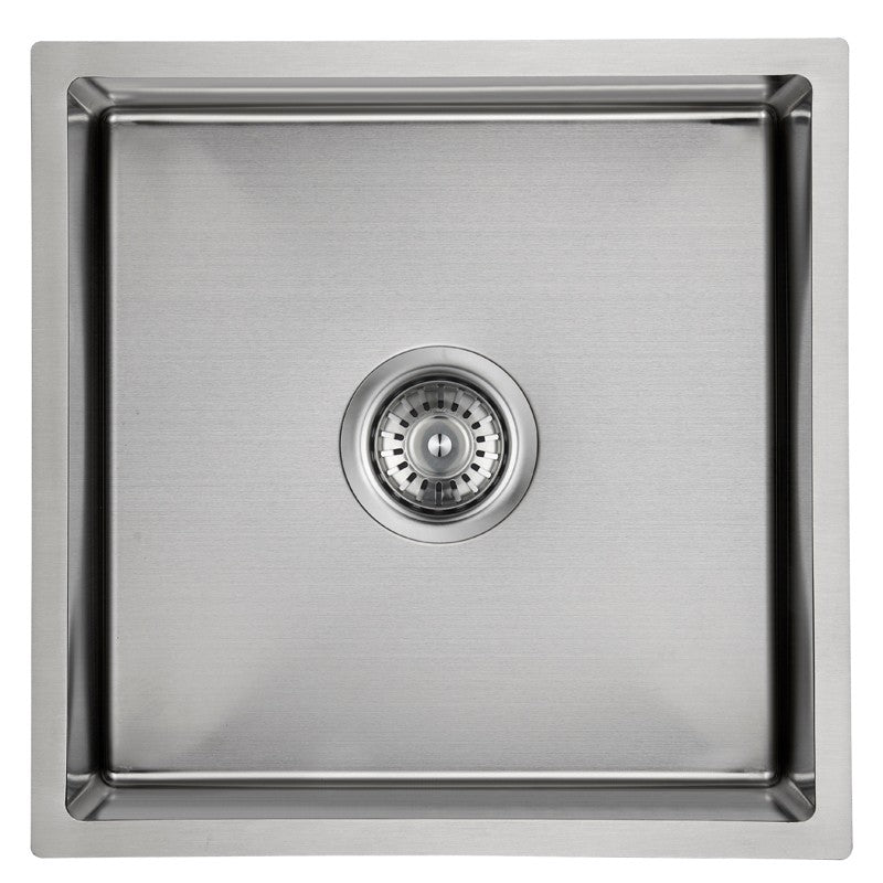 NEW CORA ABOVE/UNDERMOUNT SINGLE KITCHEN SINK STAINLESS STEEL