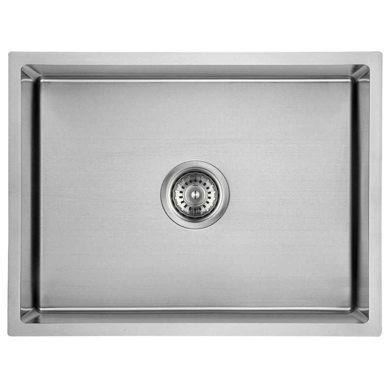 NEW CORA ABOVE/UNDERMOUNT SINGLE KITCHEN SINK STAINLESS STEEL