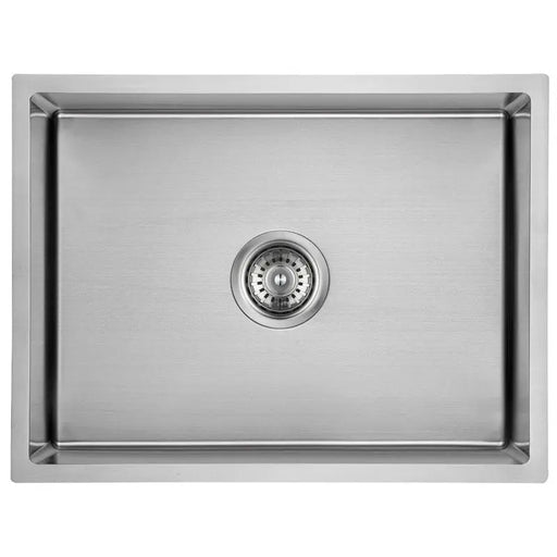 NEW CORA ABOVE/UNDERMOUNT SINGLE KITCHEN SINK STAINLESS STEEL FIL Kitchen Bathroom
