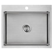 EDEN ABOVE/UNDERMOUNT SINGLE KITCHEN SINK STAINLESS STEEL FIL Kitchen Bathroom