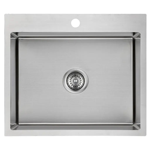 EDEN ABOVE/UNDERMOUNT SINGLE KITCHEN SINK STAINLESS STEEL FIL Kitchen Bathroom