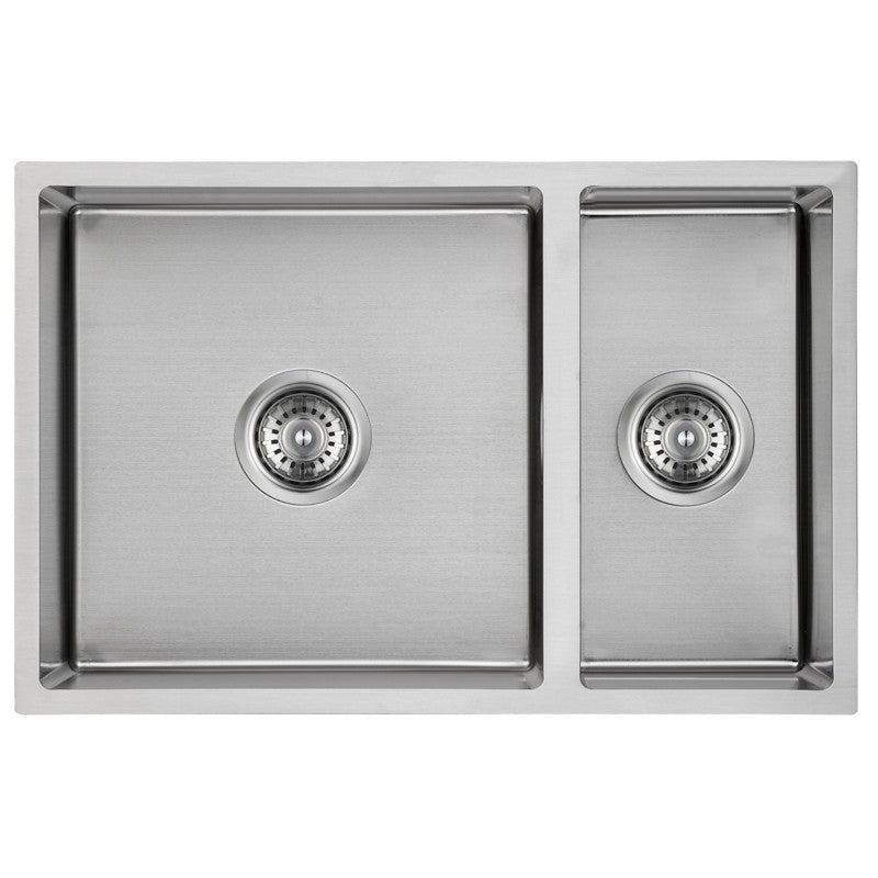 NEW CORA ABOVE/UNDERMOUNT ONE & HALF KITCHEN SINK STAINLESS STEEL