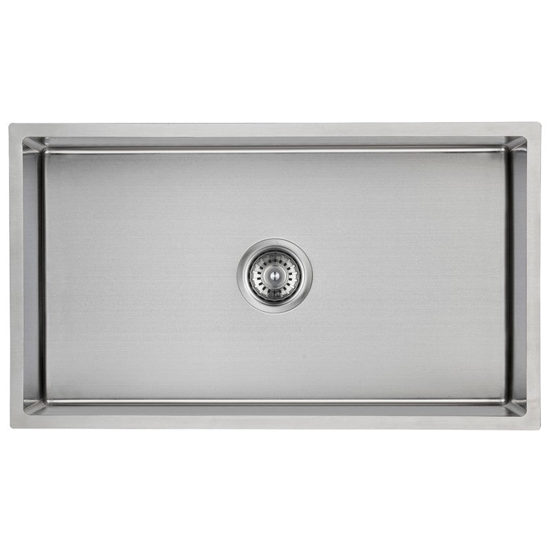 NEW CORA ABOVE/UNDERMOUNT SINGLE KITCHEN SINK STAINLESS STEEL