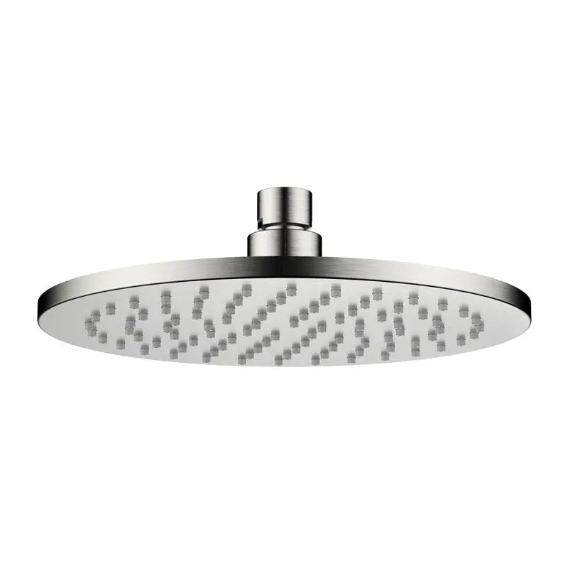 CORA ROUND BRASS SHOWER HEAD 200MM CHROME & COLOURED FIL Kitchen Bathroom