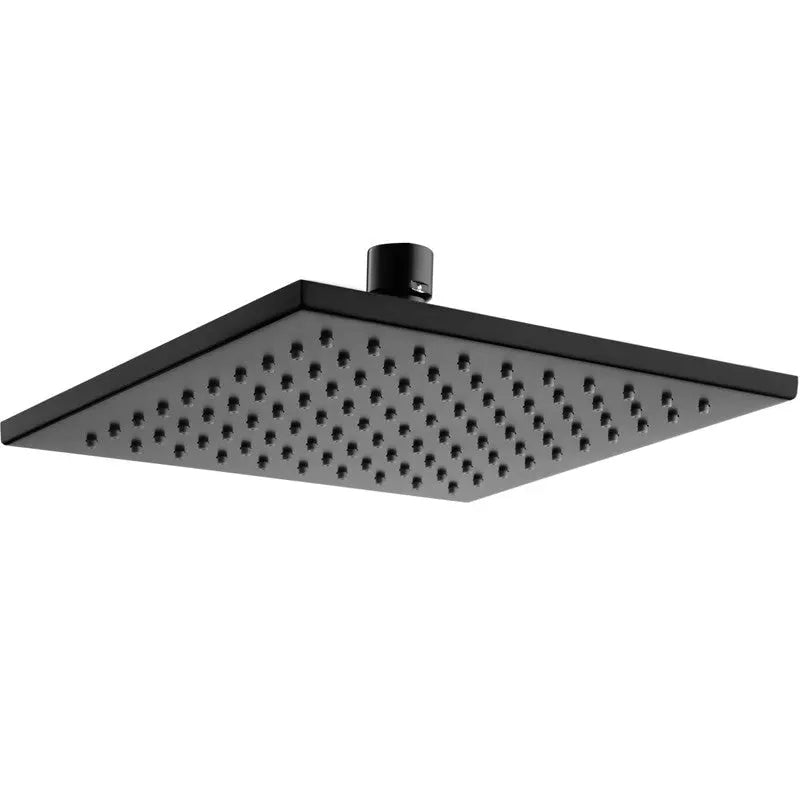EDEN SQUARE BRASS SHOWER HEAD 200MM CHROME & COLOURED FIL Kitchen Bathroom