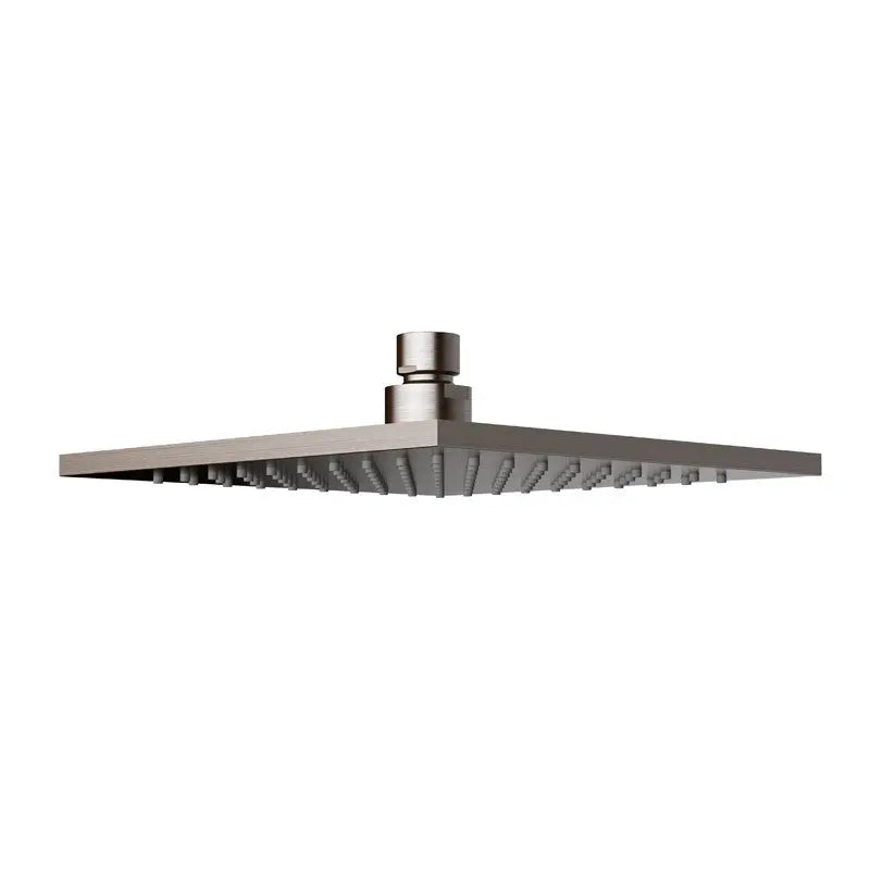 EDEN SQUARE BRASS SHOWER HEAD 200MM CHROME & COLOURED FIL Kitchen Bathroom