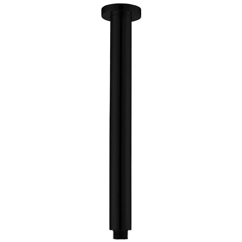 ROUND VERTICAL SHOWER ARM 300MM CHROME & COLOURED FIL Kitchen Bathroom