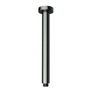 ROUND VERTICAL SHOWER ARM 300MM CHROME & COLOURED FIL Kitchen Bathroom