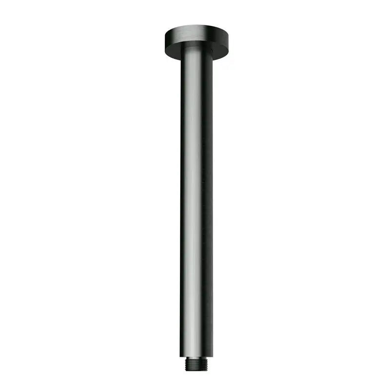 ROUND VERTICAL SHOWER ARM 300MM CHROME & COLOURED FIL Kitchen Bathroom