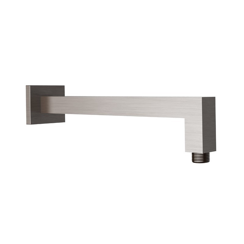 SQUARE HORIZONTAL SHOWER ARM 400MM CHROME & COLOURED