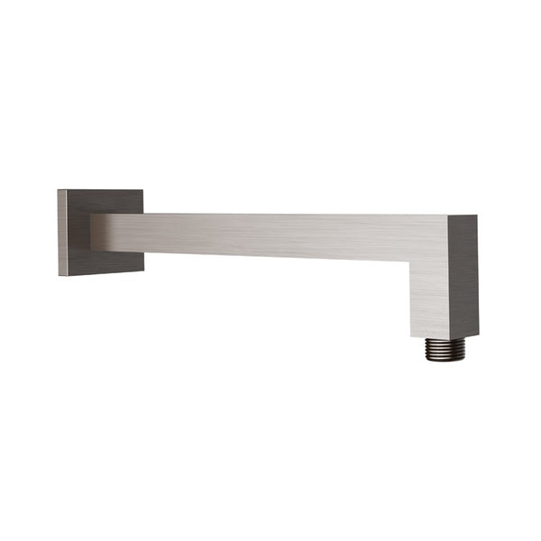 SQUARE HORIZONTAL SHOWER ARM 400MM CHROME & COLOURED