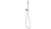 TUBE HAND SHOWER ON WALL OUTLET BRACKET CHROME & COLOURED FIL Kitchen Bathroom