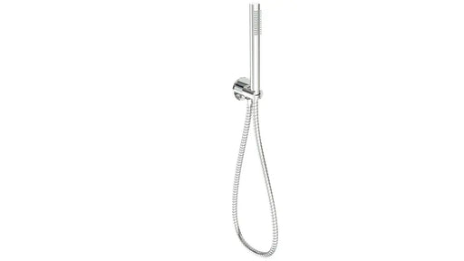TUBE HAND SHOWER ON WALL OUTLET BRACKET CHROME & COLOURED FIL Kitchen Bathroom