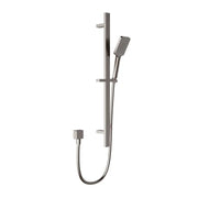 EDEN SQUARE SLIDING SHOWER RAIL WITH HAND SHOWER CHROME & COLOURED FIL Kitchen Bathroom