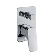 NOVA WALL MIXER WITH DIVERTER CHROME AND COLOURED FIL Kitchen Bathroom