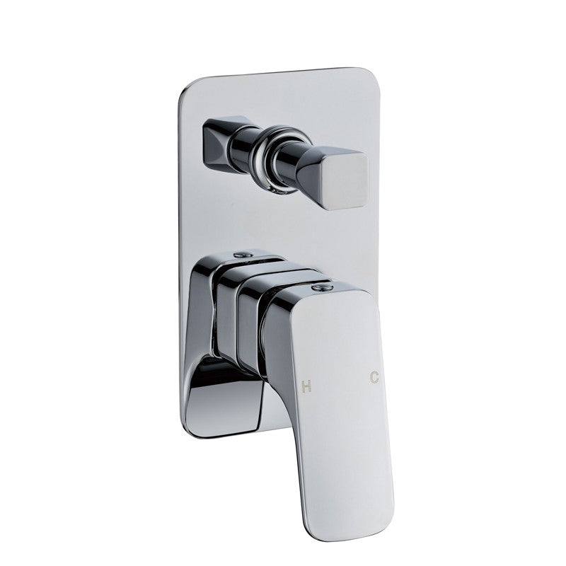 NOVA WALL MIXER WITH DIVERTER CHROME AND COLOURED