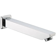 YALE SQUARE BATH SPOUT 200MM CHROME FIL Kitchen Bathroom